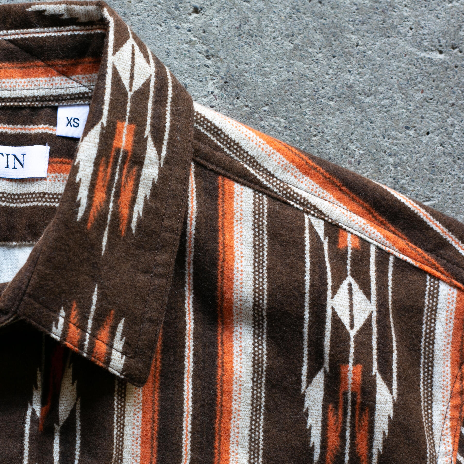 gustin #1291 wild west shirt - wood