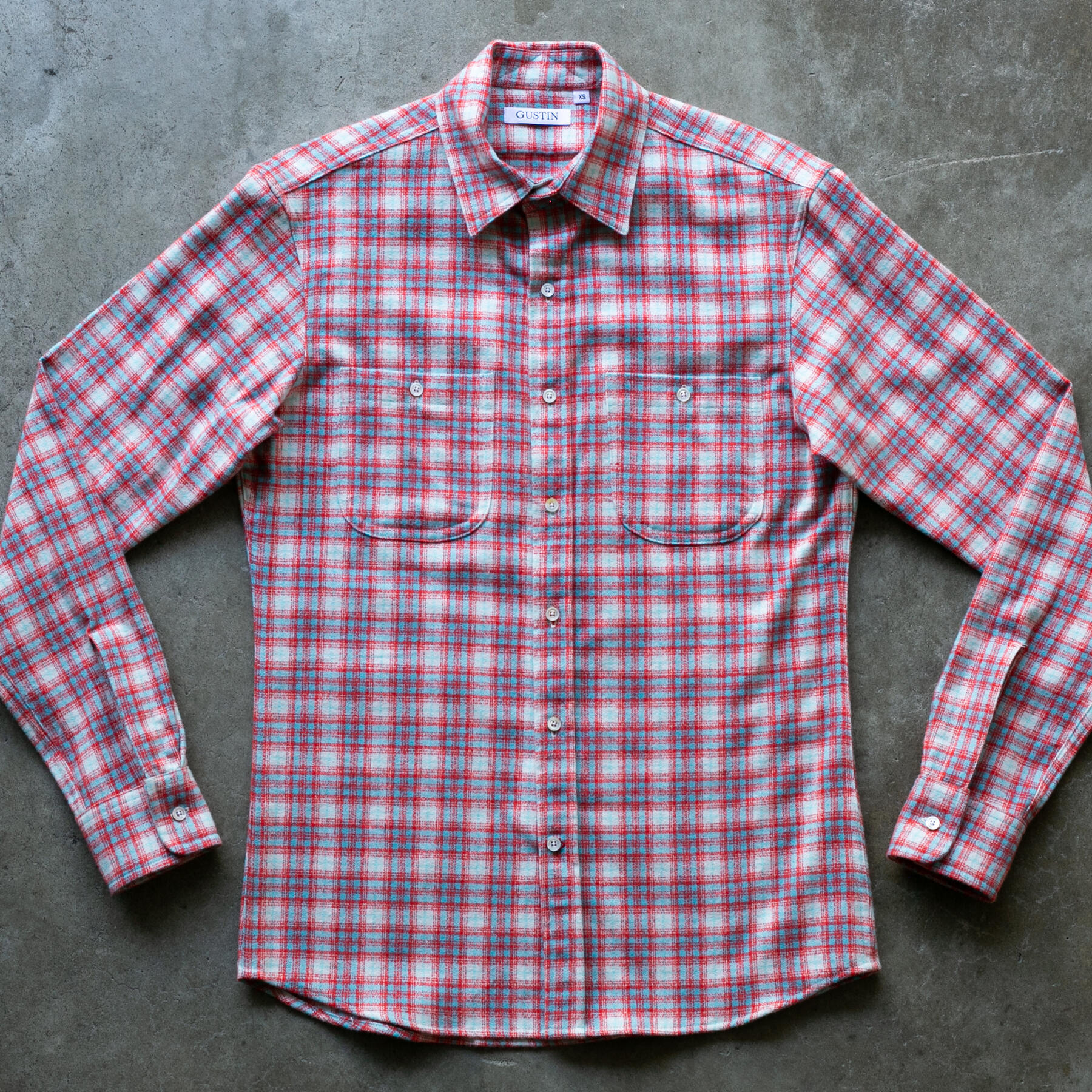 gustin #1301 vivid 50s shirt - soda fountain