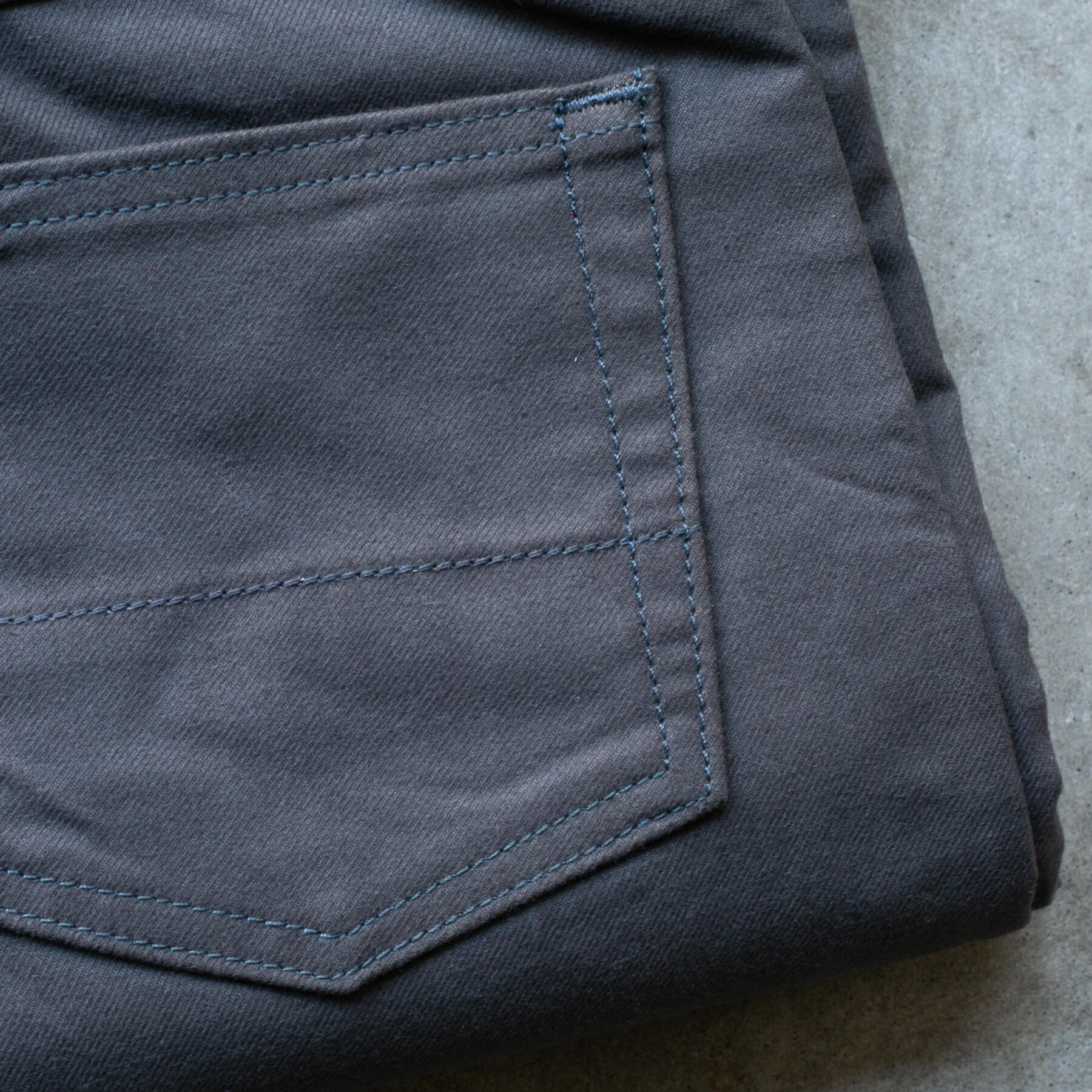 gustin #459 pima twill 5 pocket - gunmetal