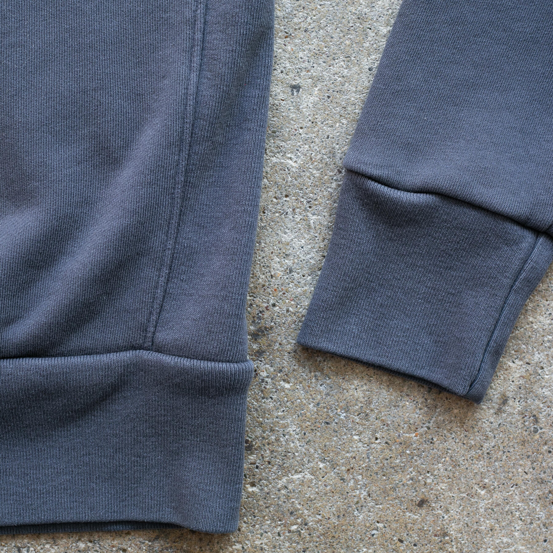 gustin pocket shawl collar sweatshirt - titanium