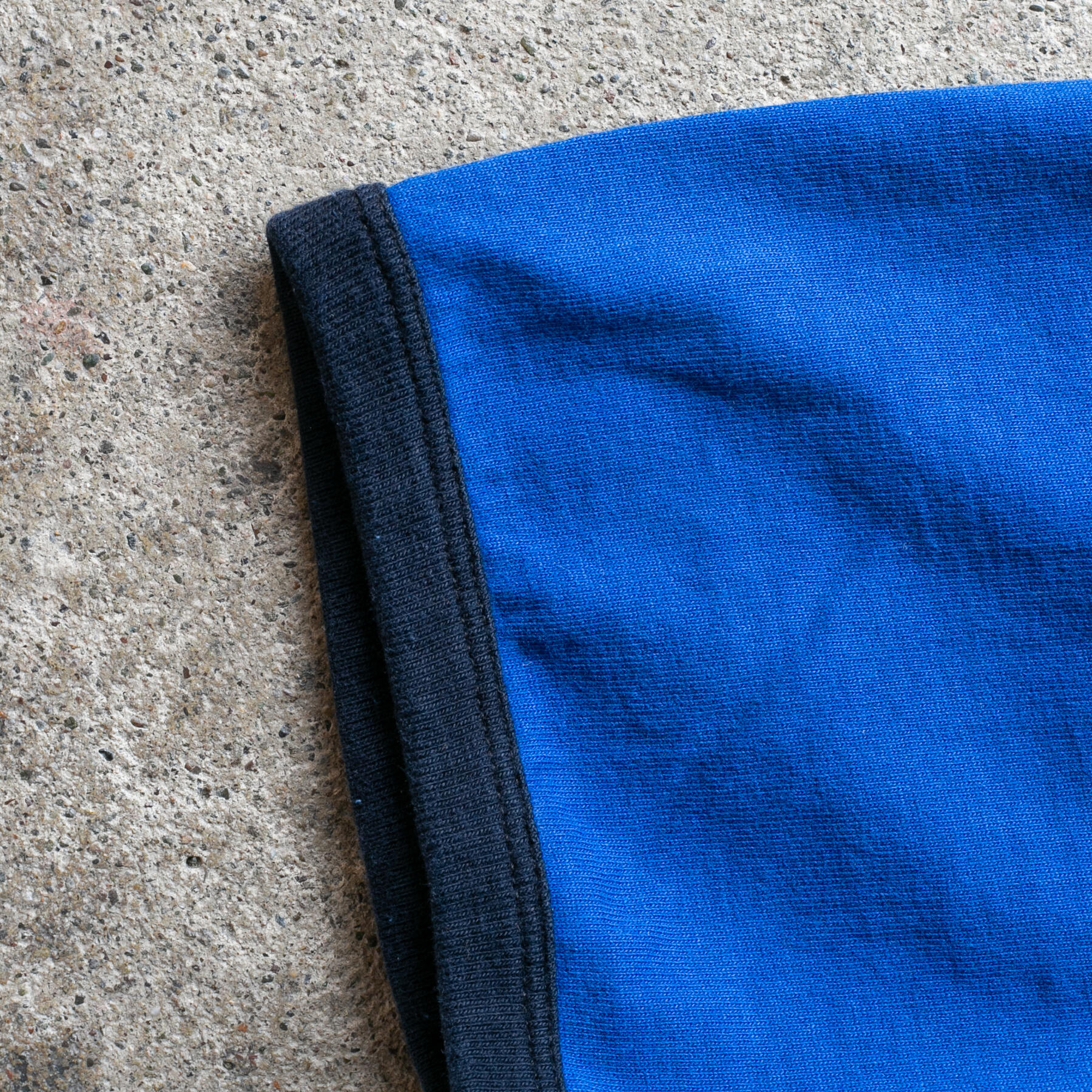 gustin american heavy ringer t-shirt - vivid blue