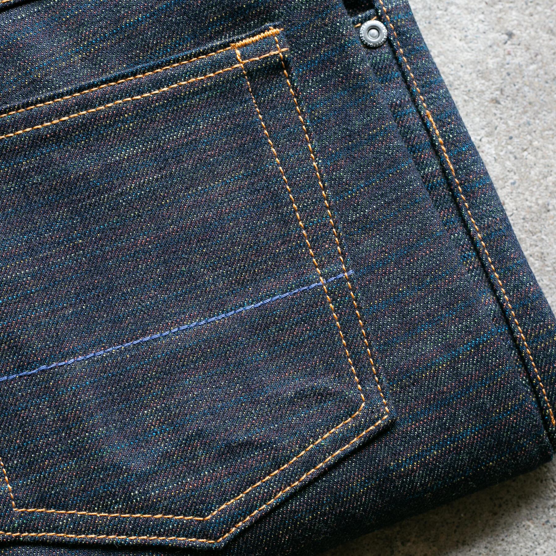 gustin #541 the rainbow selvedge