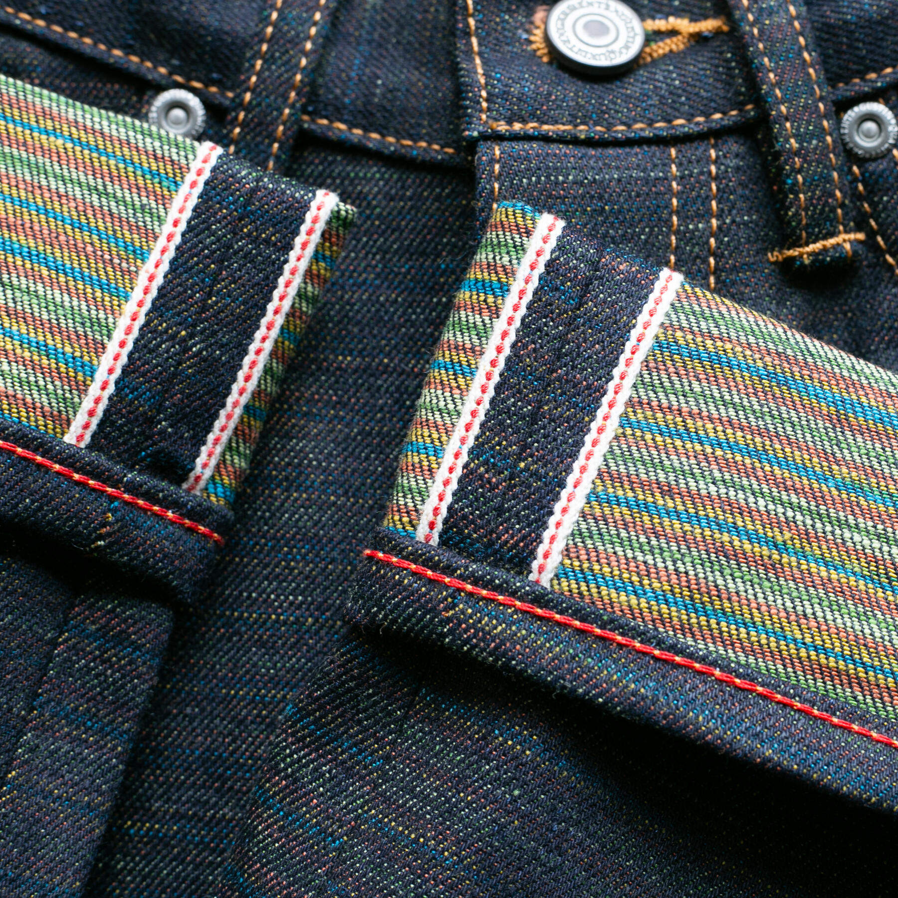 gustin #541 the rainbow selvedge