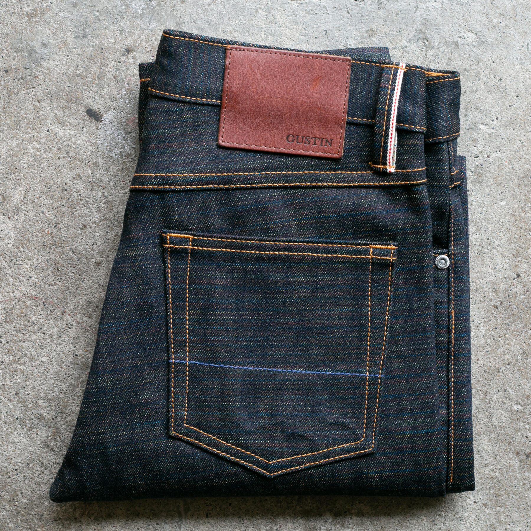 gustin #541 the rainbow selvedge