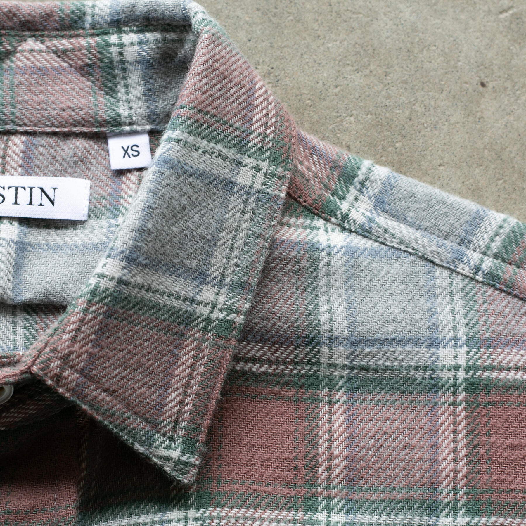 gustin #1305 beach shirt - oxblood