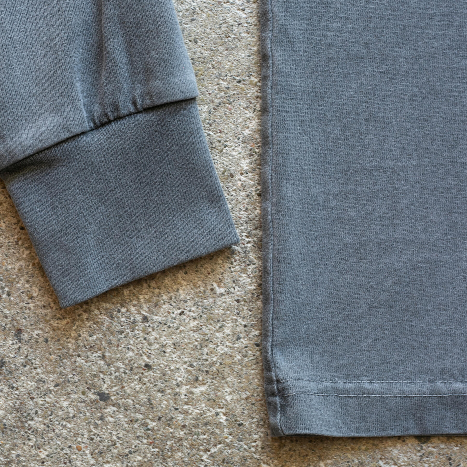 gustin american heavy henley - vintage black
