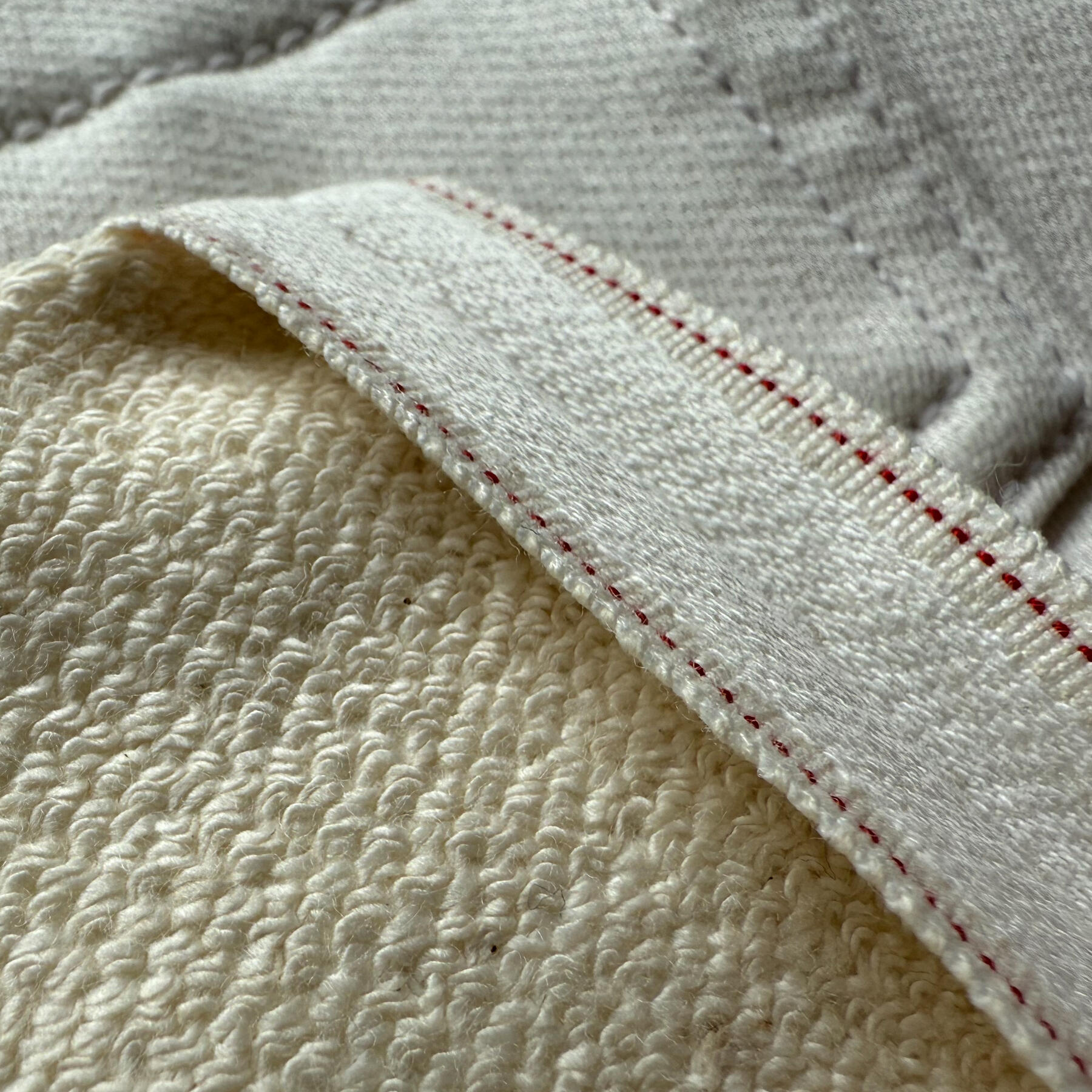 gustin #601 the loopback selvedge - white