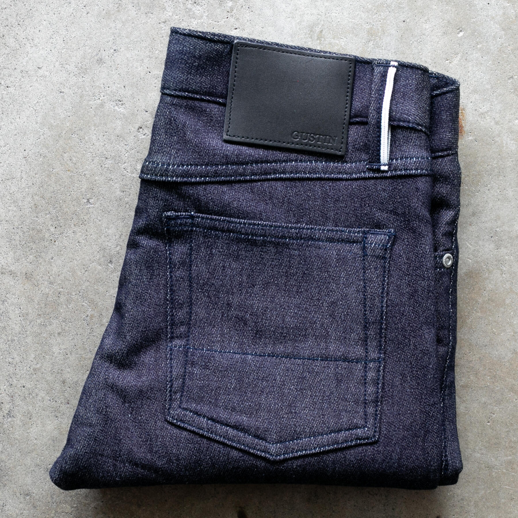 gustin #599 the loopback selvedge - indigo