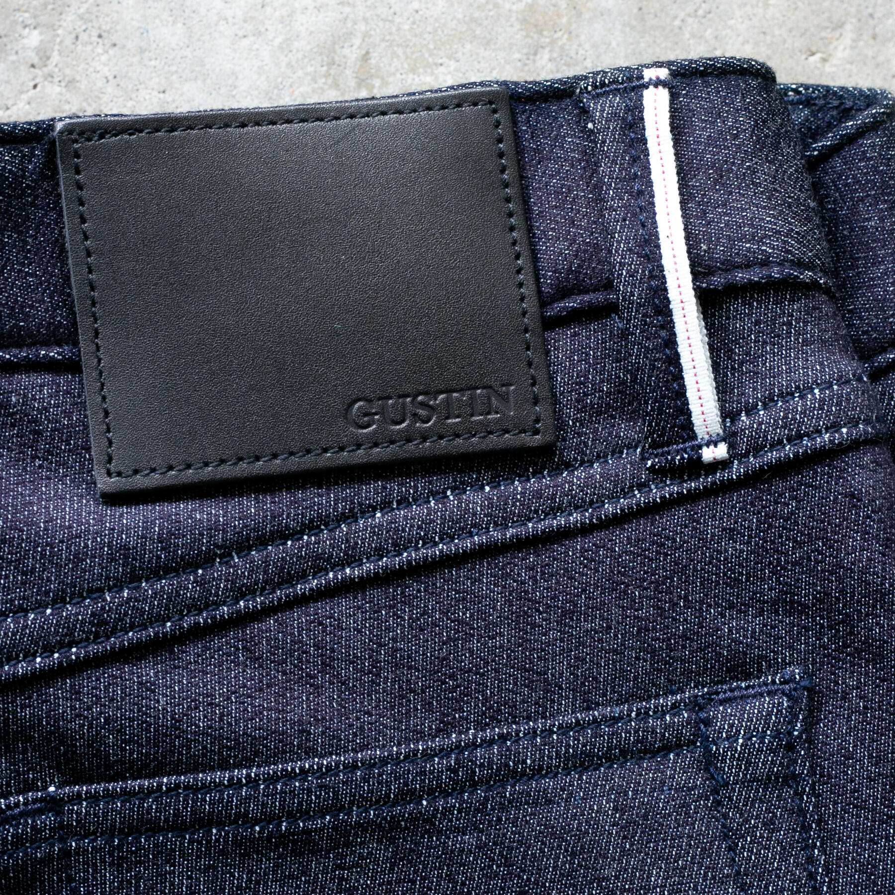 gustin #599 the loopback selvedge - indigo