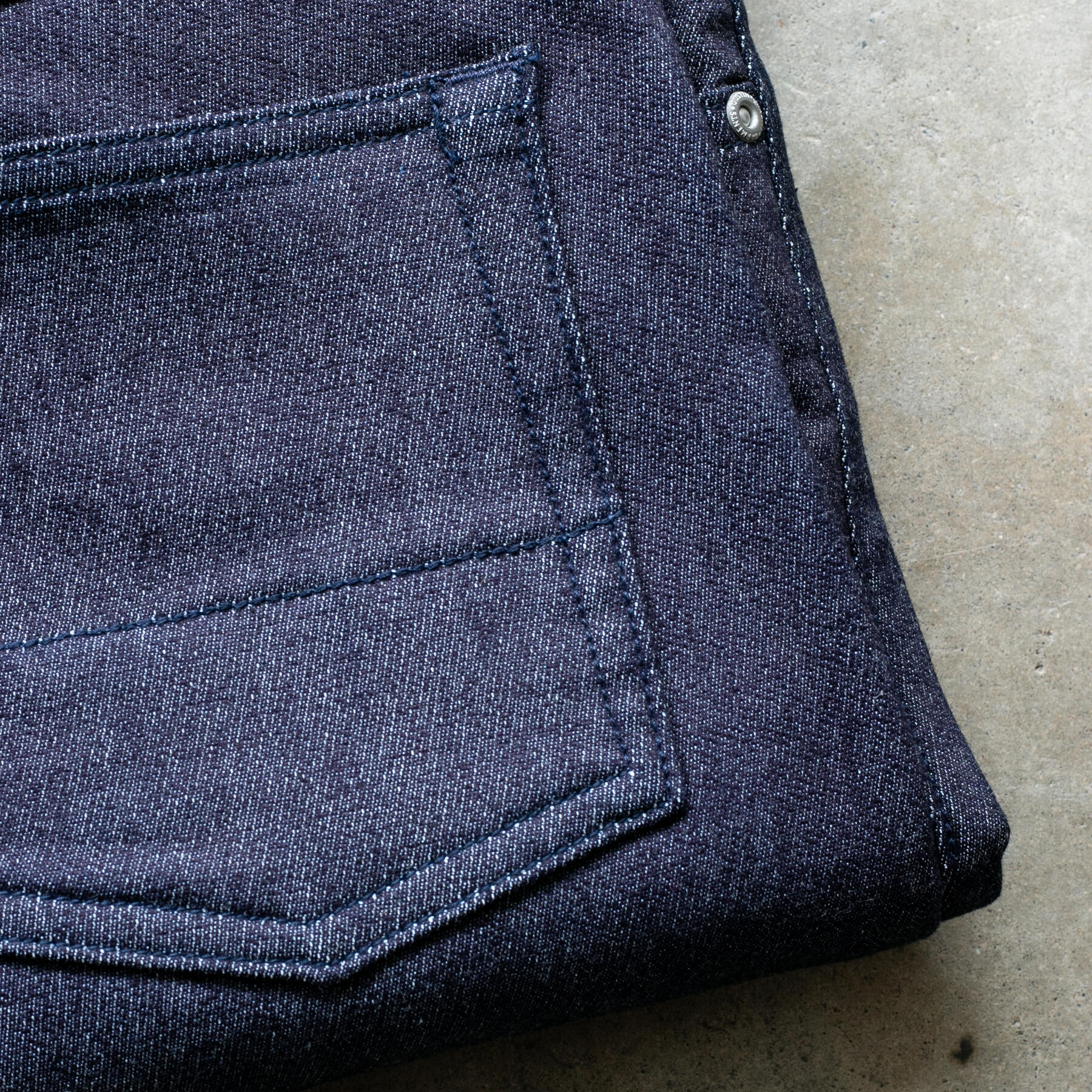 gustin #599 the loopback selvedge - indigo