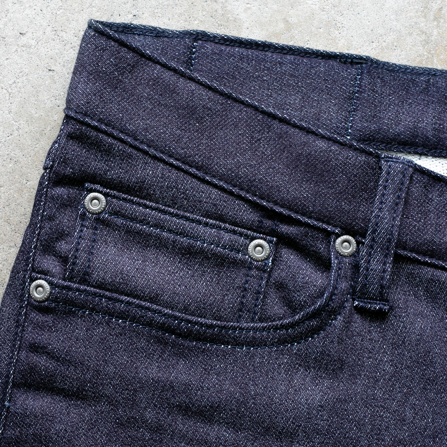 gustin #599 the loopback selvedge - indigo