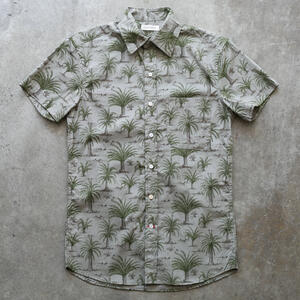 gustin #1256 retro hawaiian - green grey