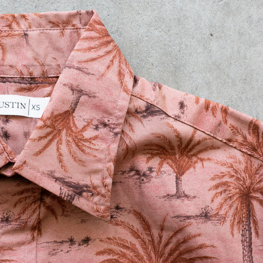gustin #1257 retro hawaiian - rust