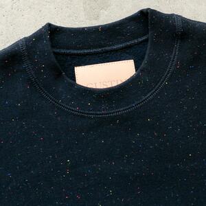 gustin vintage heavyweight sweatshirt - cosmic rainbow nep