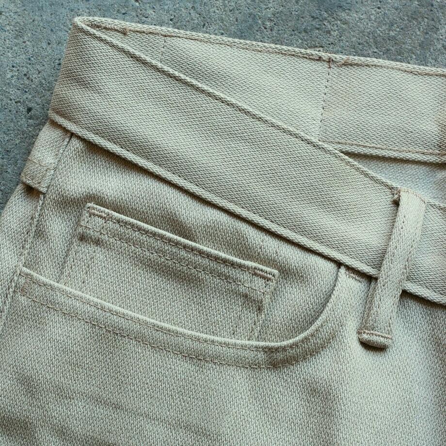 gustin #447 cone mills khaki broken twill