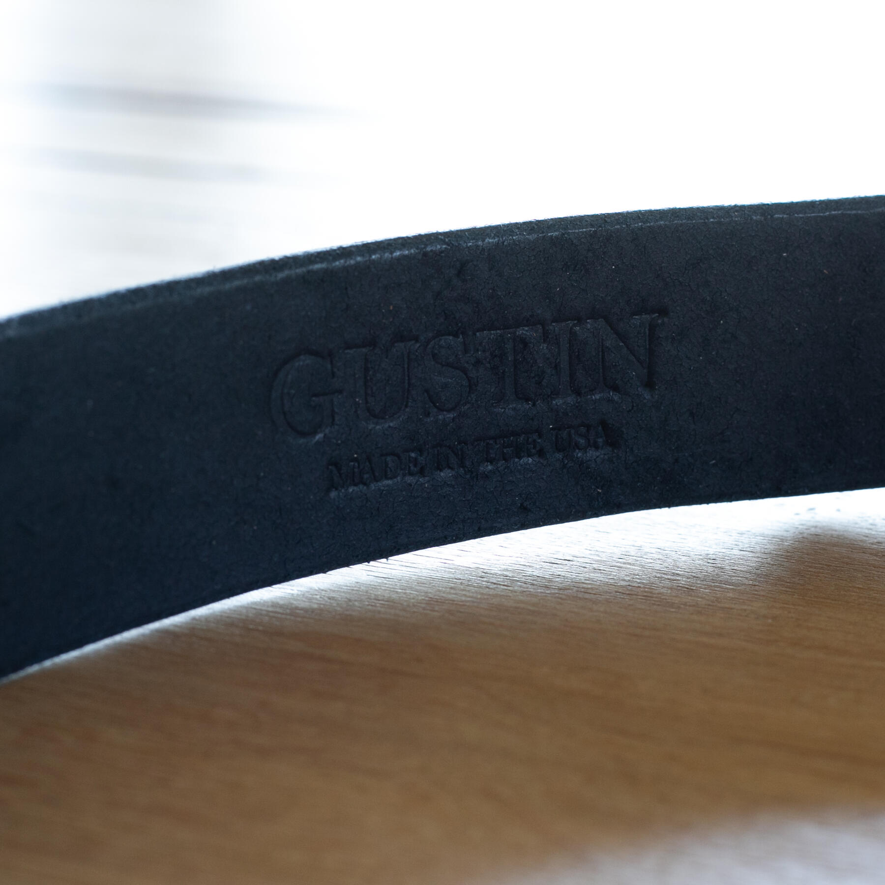 gustin classic belt - black