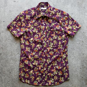 gustin #1261 japan retro leisure origami shirt - burgundy