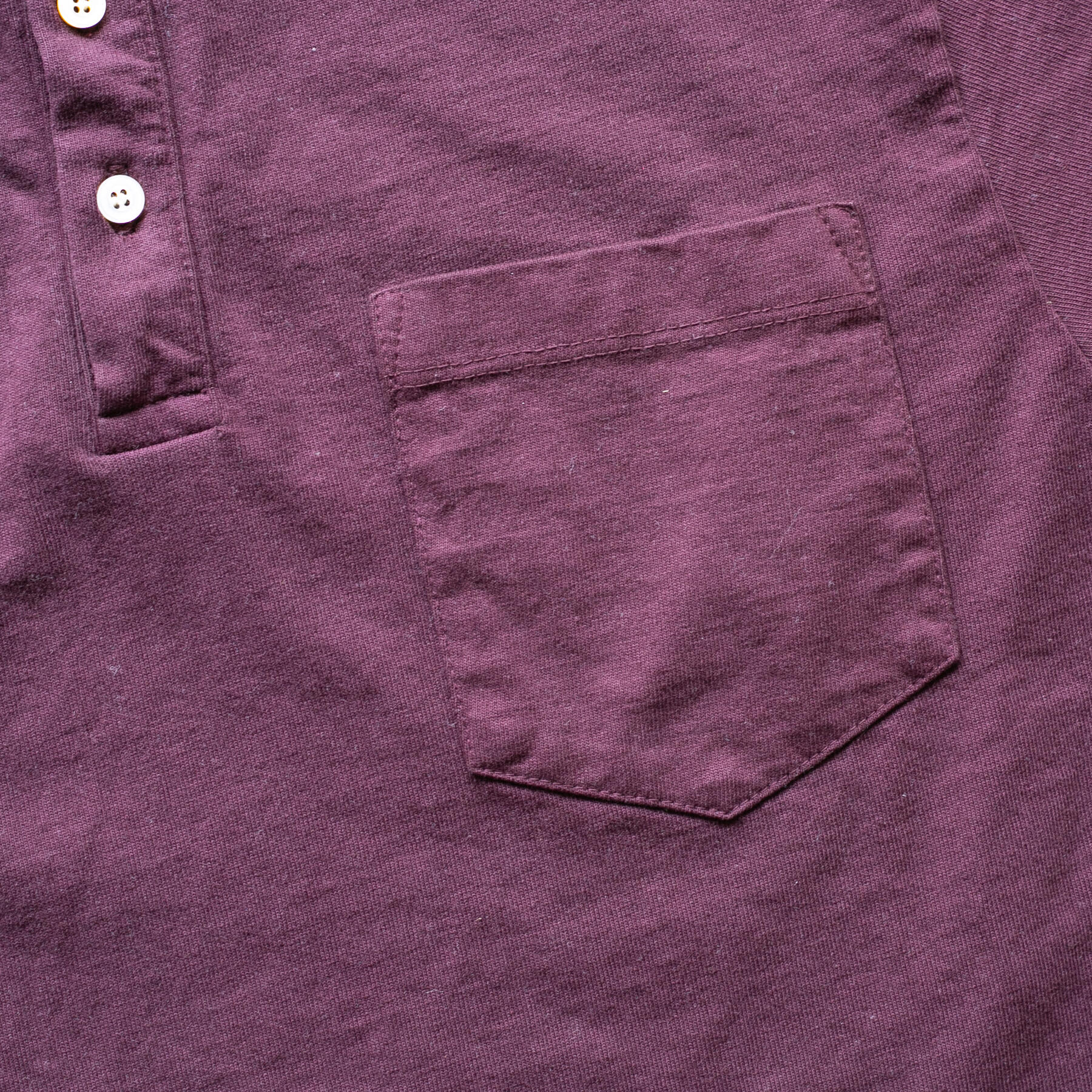 gustin american heavy polo - oxblood
