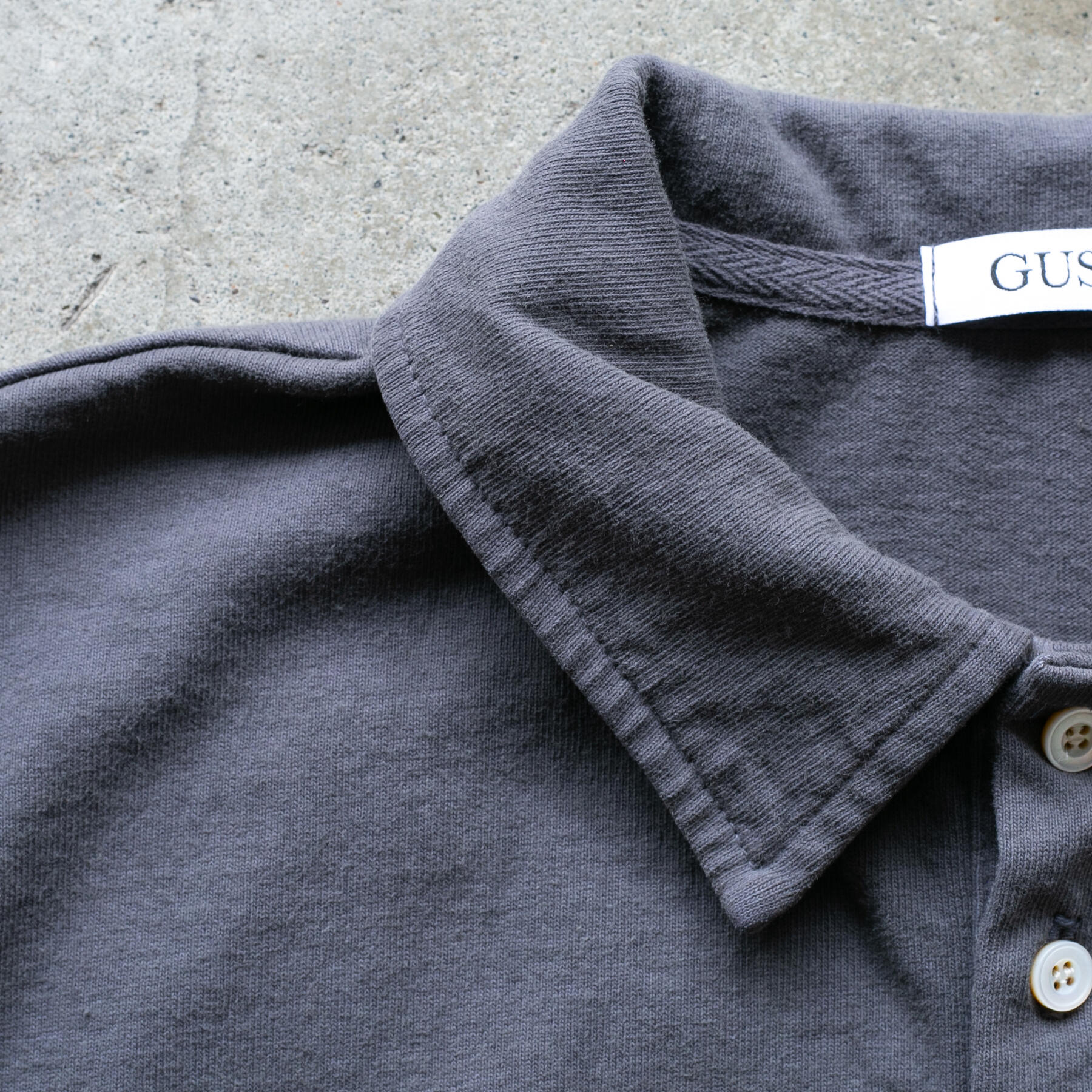 gustin american heavy polo - gunmetal