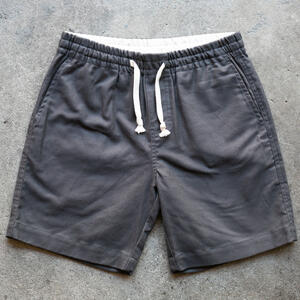 gustin #112 pima twill shorts - charcoal