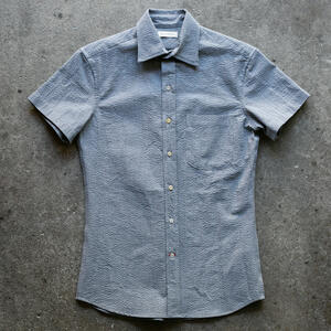 gustin #1267 japan seersucker - titanium