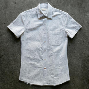 gustin #1269 japan seersucker - white