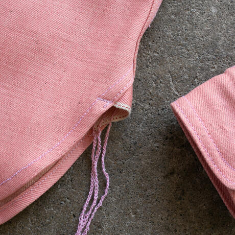 gustin #185 salmon selvedge workshirt