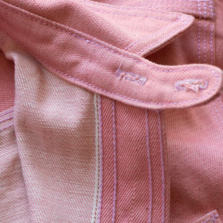 gustin #185 salmon selvedge workshirt
