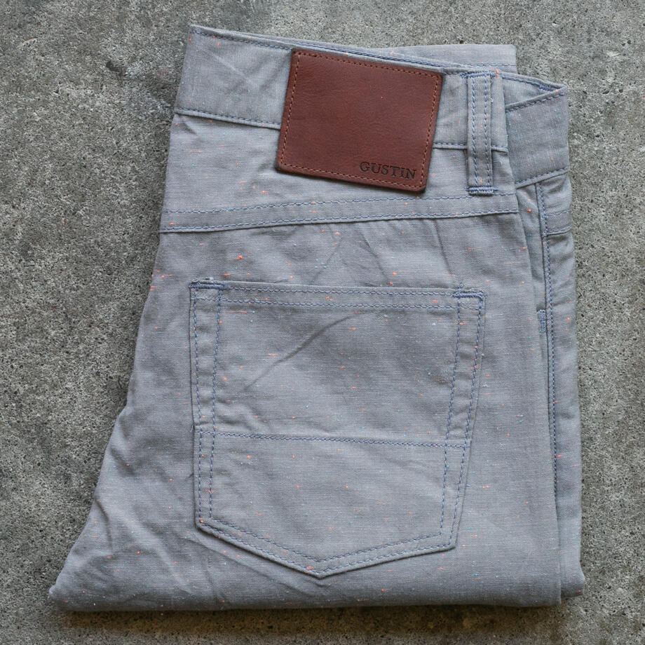 gustin #461 neon nep 5 pocket - steel