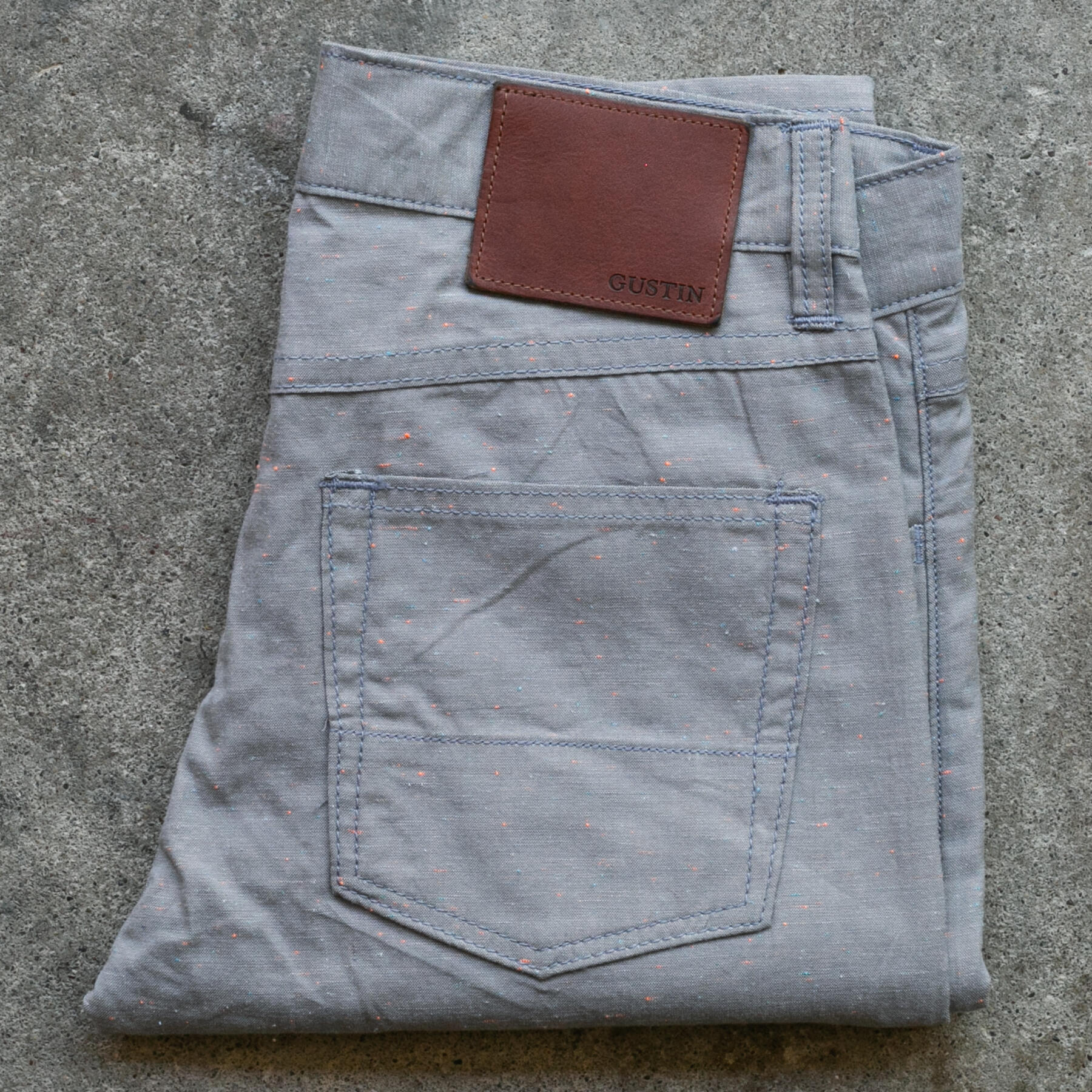 gustin #461 neon nep 5 pocket - steel