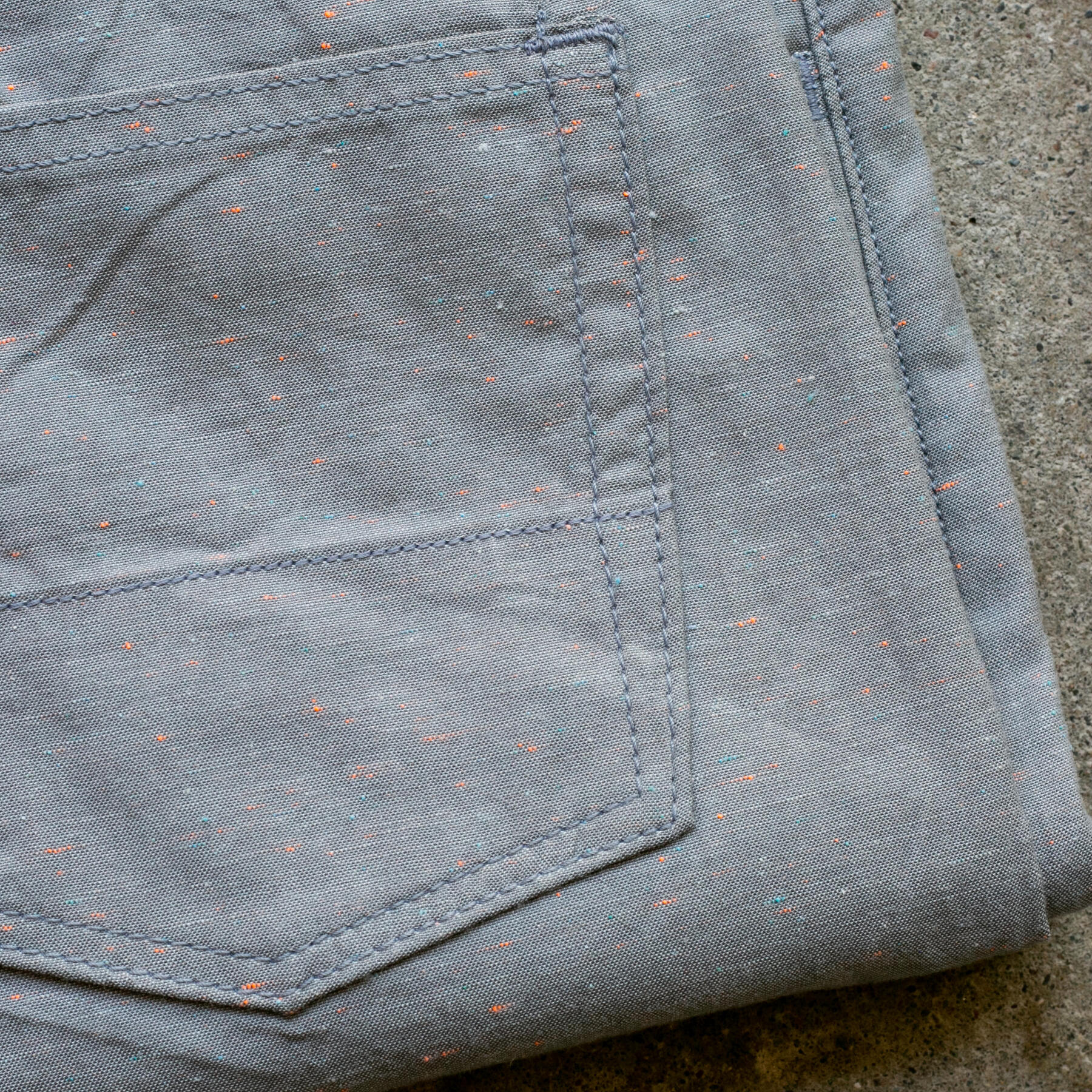 gustin #461 neon nep 5 pocket - steel