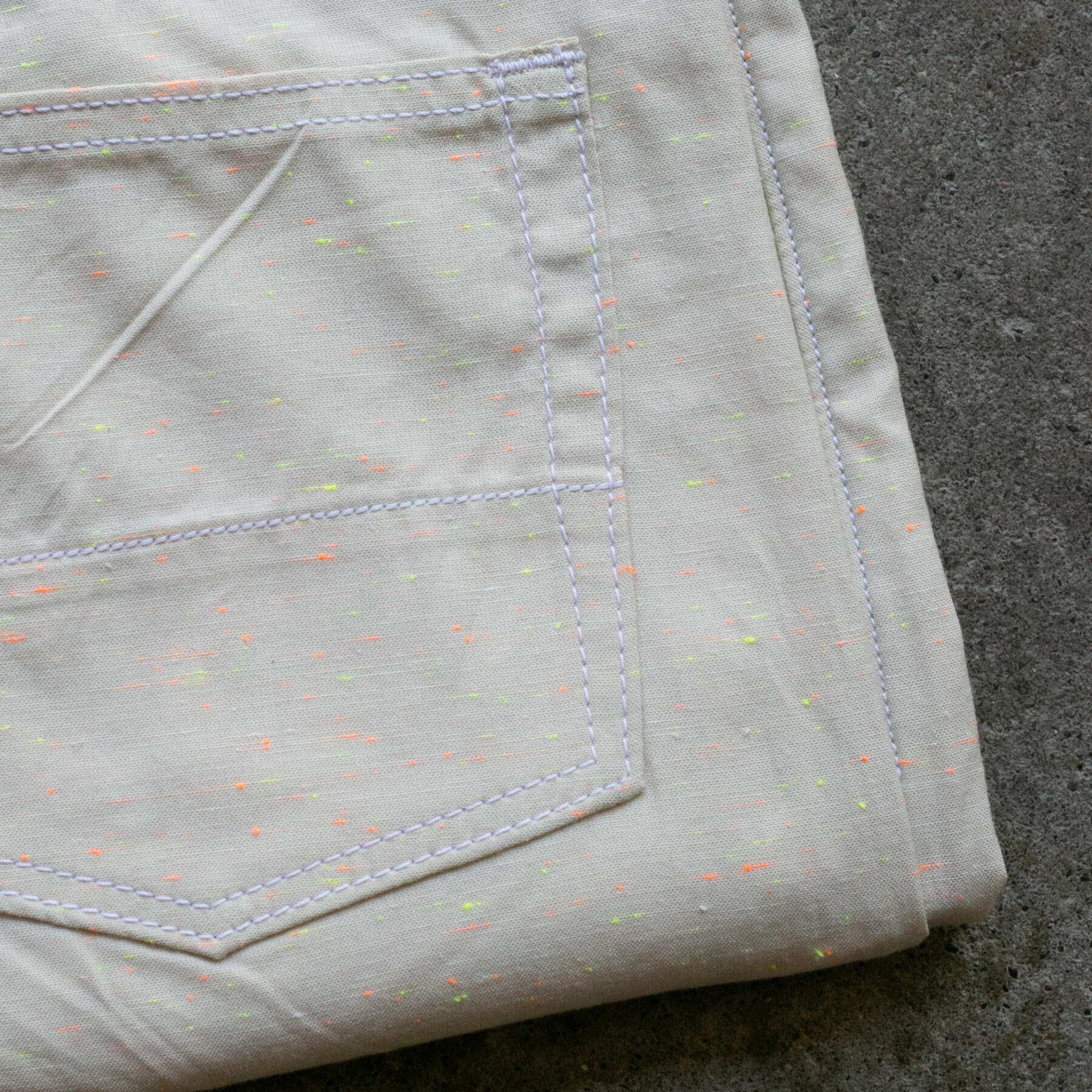gustin #463 neon nep 5 pocket - flax