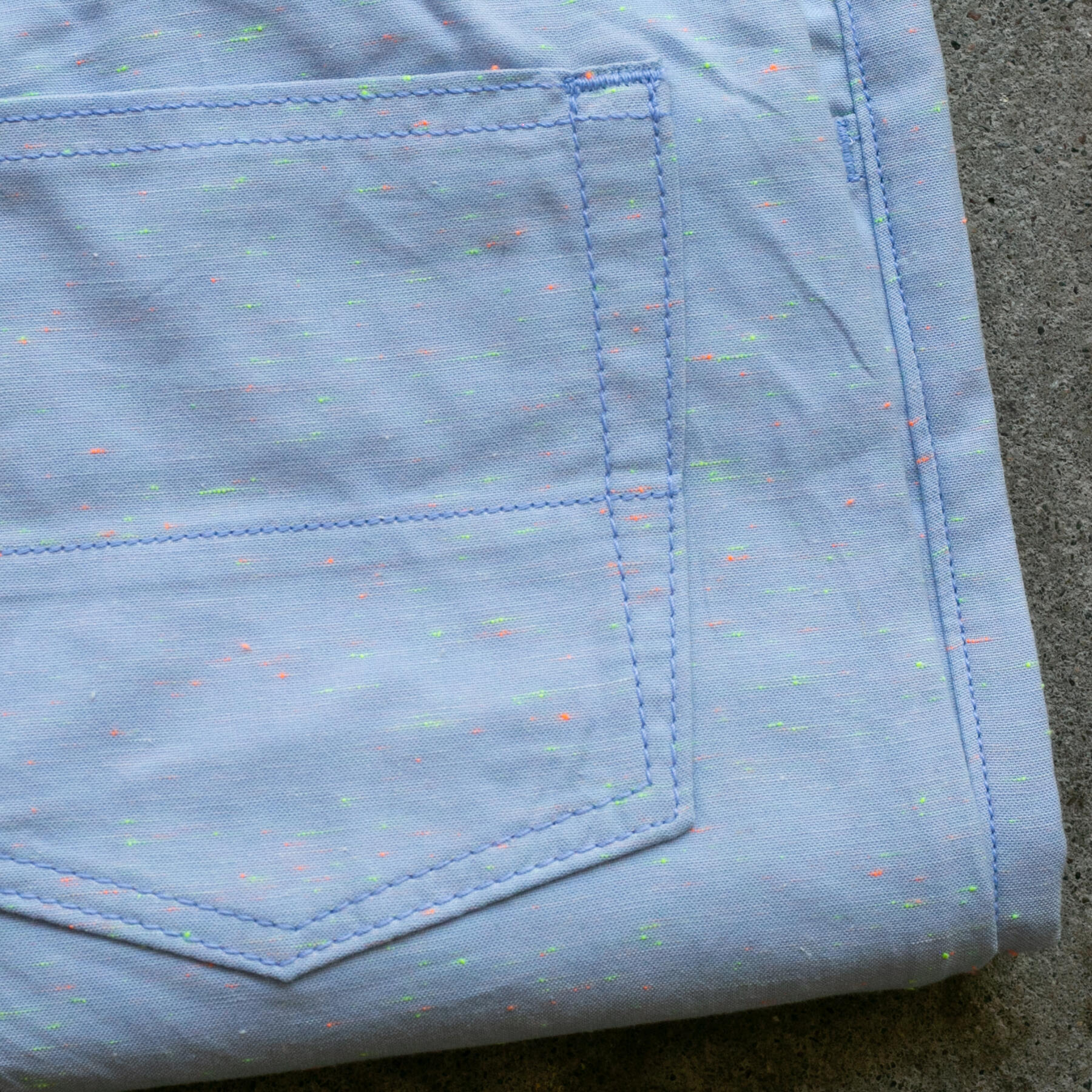 gustin #462 neon nep 5 pocket - sky