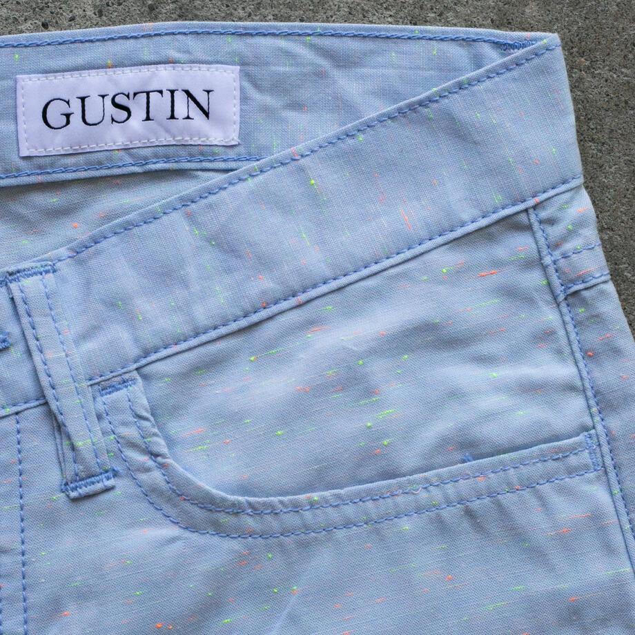 gustin #462 neon nep 5 pocket - sky