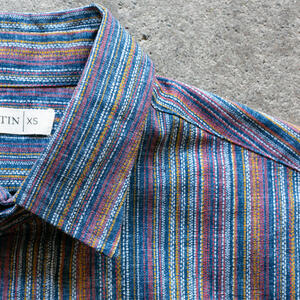 gustin #1272 vintage color wall shirt - ocean