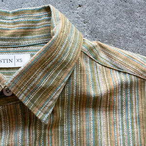 gustin #1273 vintage color wall shirt - moss