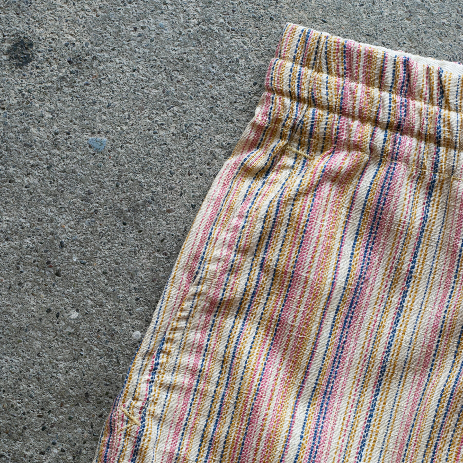 gustin #114 vintage color wall shorts - rainbow
