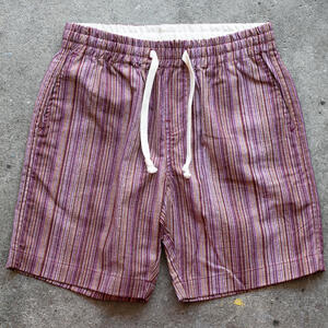gustin #115 vintage color wall shorts - oxblood