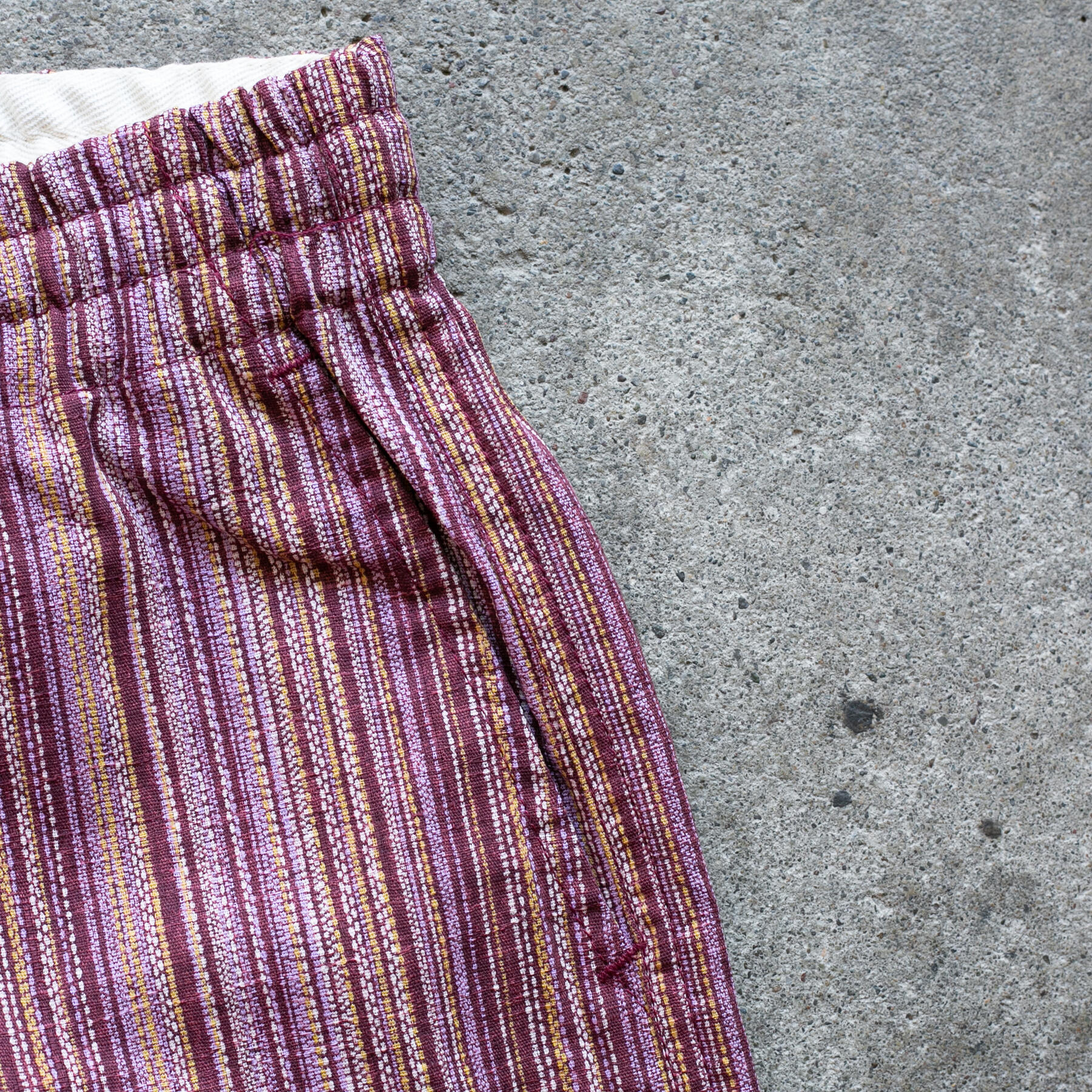 gustin #115 vintage color wall shorts - oxblood