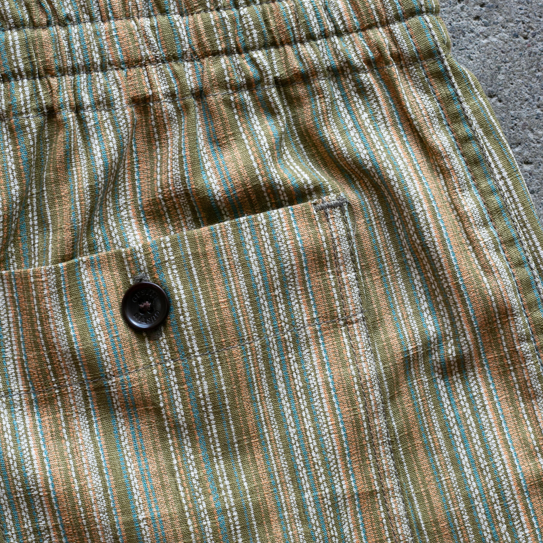 gustin #117 vintage color wall shorts - moss