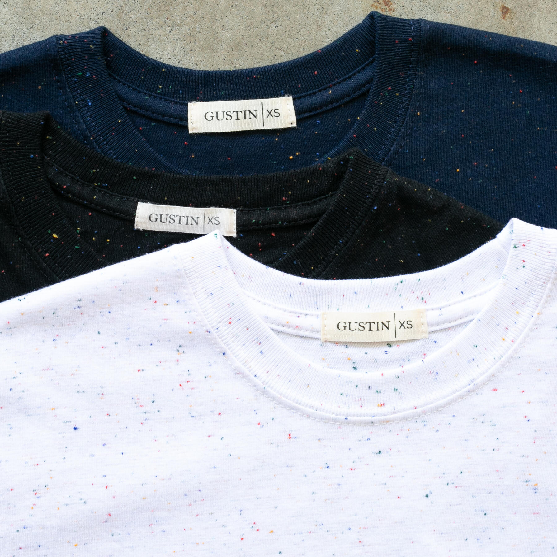 gustin rainbow nep t-shirt classic collection
