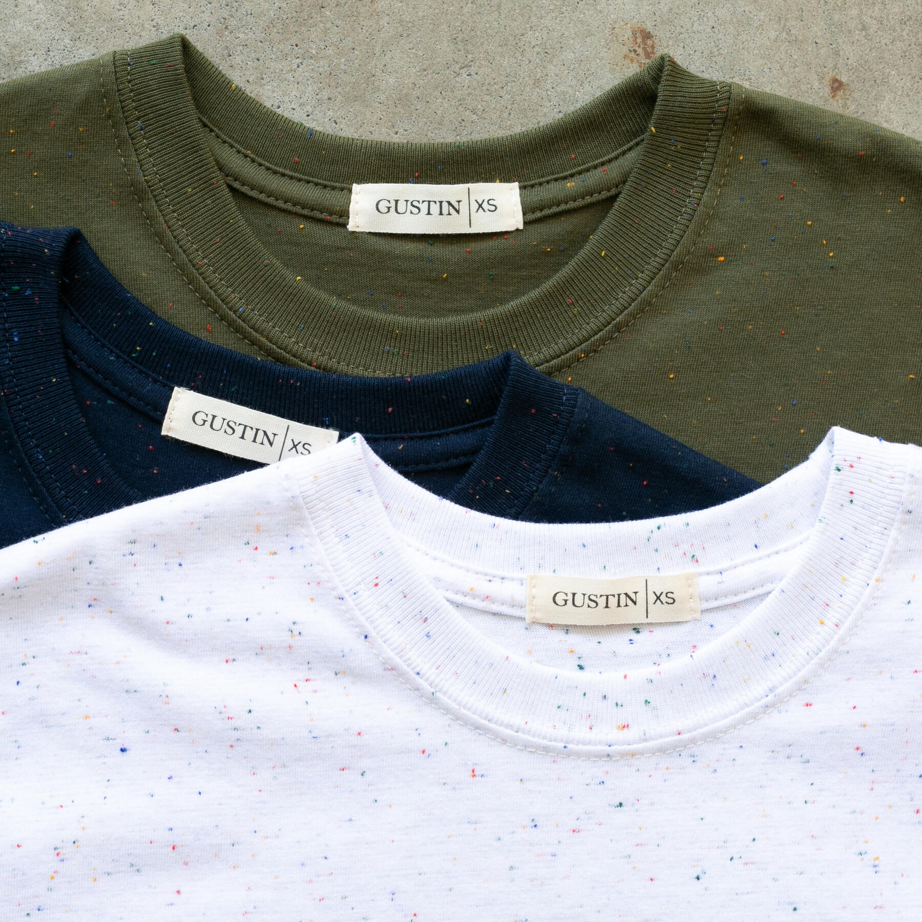 gustin rainbow nep t-shirt 3 pack