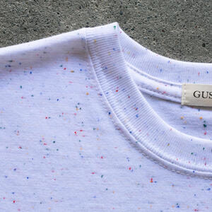 gustin white rainbow nep t-shirt 2 pack