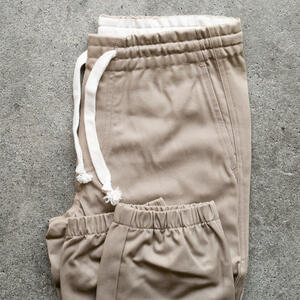 gustin #34 classic twill joggers - khaki