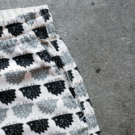 gustin #122 hedgehog shorts - grey black