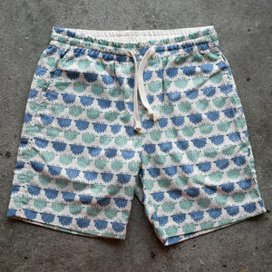 gustin #123 hedghog shorts - blue teal