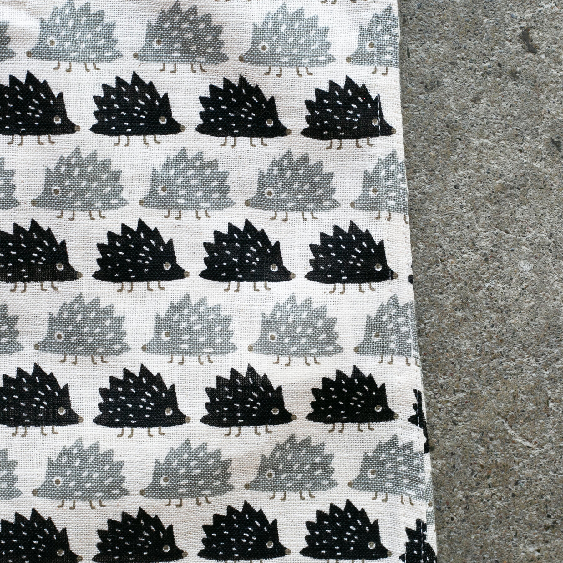 gustin #1276 hedgehog shirt - grey black
