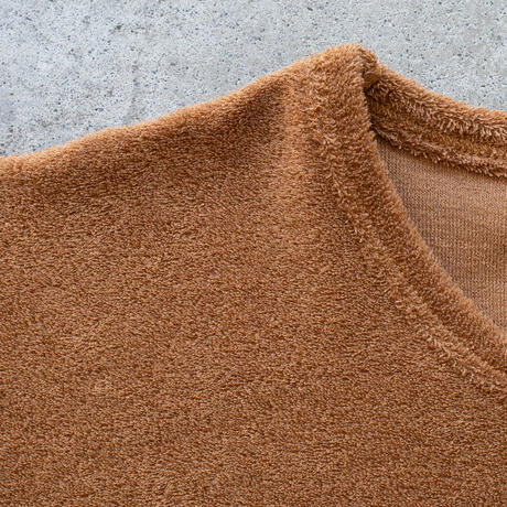 gustin japan terrycloth t-shirt - camel