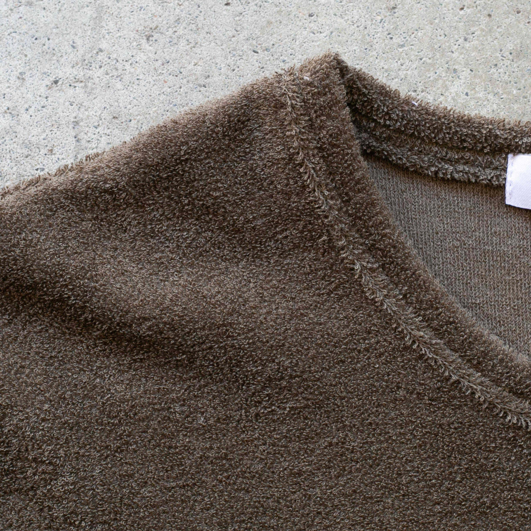 gustin japan terrycloth t-shirt - olive