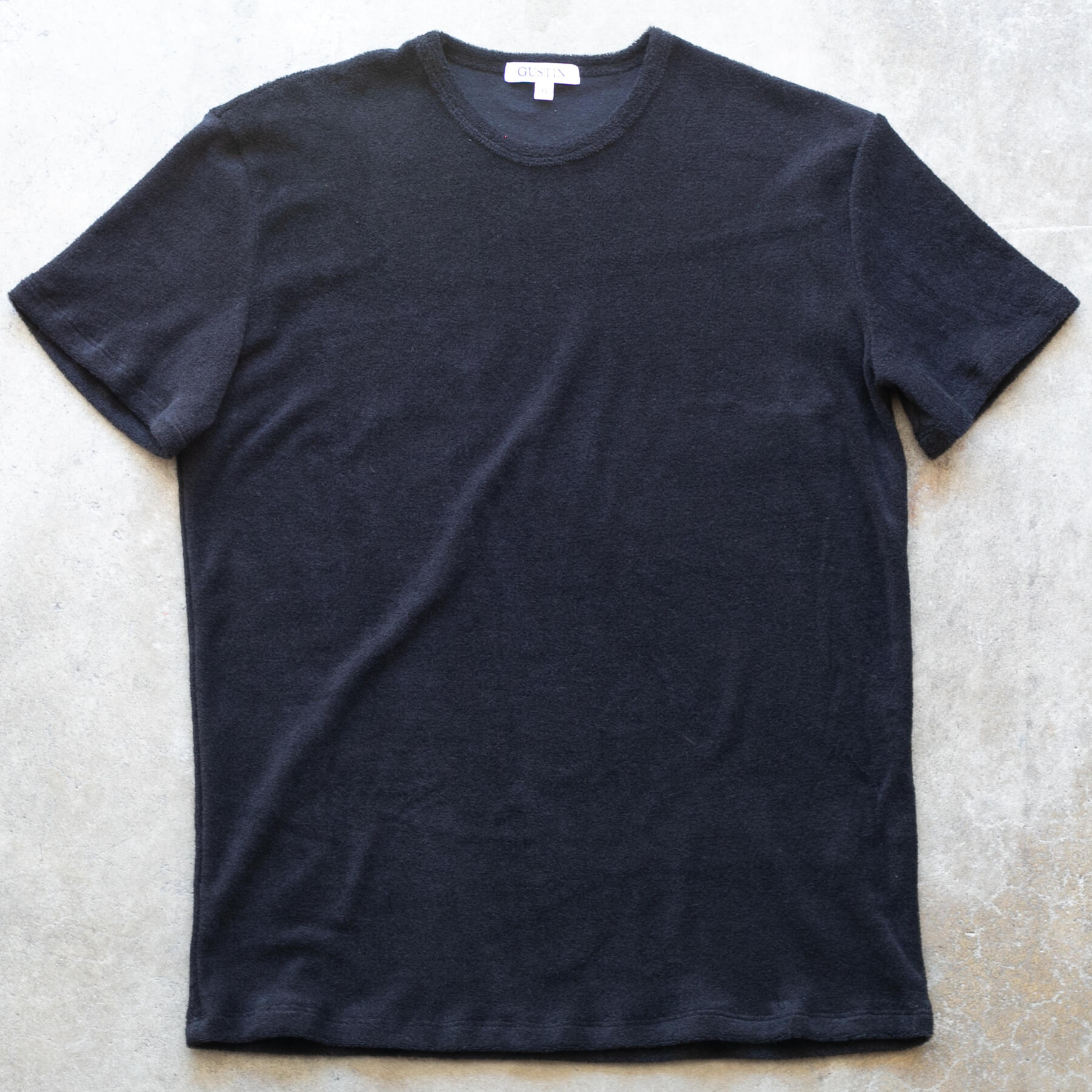 gustin japan terrycloth t-shirt - black